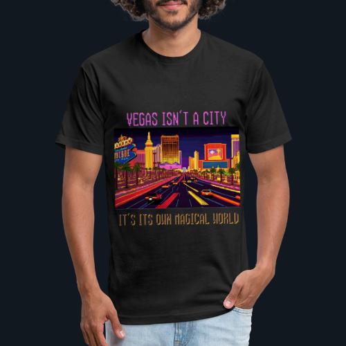 Vegas isn't a city It’s its own magical world - Unisex Poly/Cotton T-Shirt