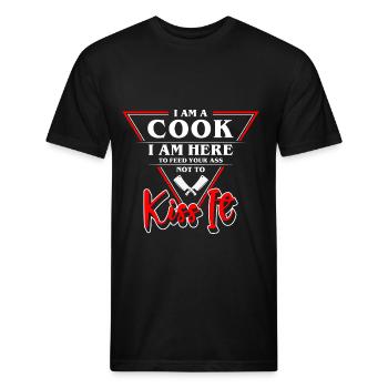 Cooking Restaurant Gastronomy - Unisex Poly/Cotton T-Shirt - black - Front - Jose (178cm)