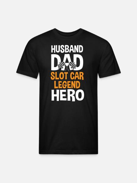 Slot Car, SlotCar Racing - Unisex Poly/Cotton T-Shirt - black