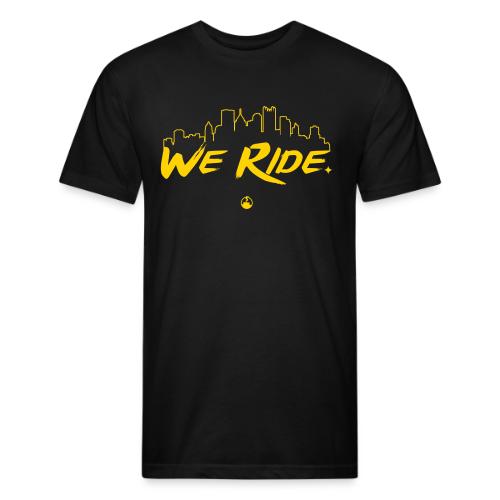 we ride - Unisex Poly/Cotton T-Shirt