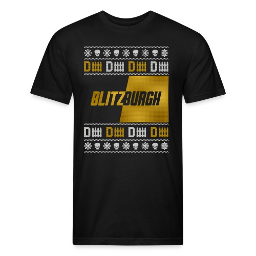 Blitzburgh - Fitted Cotton/Poly T-Shirt by Next Level