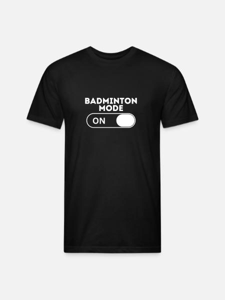 Badminton Mode - Unisex Poly/Cotton T-Shirt - black