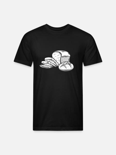 Bread - Unisex Poly/Cotton T-Shirt - black