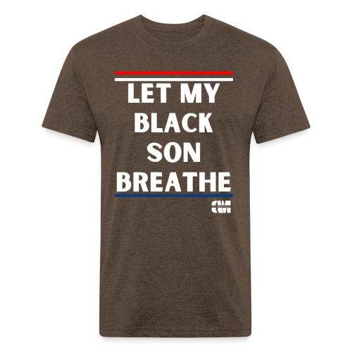 Let me Breathe 6 - Men’s Fitted Poly/Cotton T-Shirt