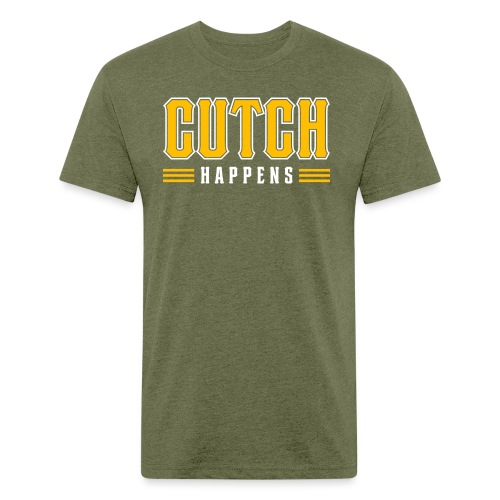 Cutch Happens 2023 - Men’s Fitted Poly/Cotton T-Shirt