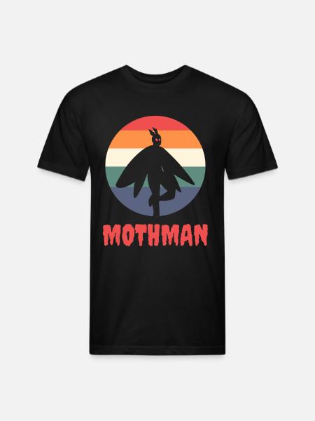 Mothman - Unisex Poly/Cotton T-Shirt - black