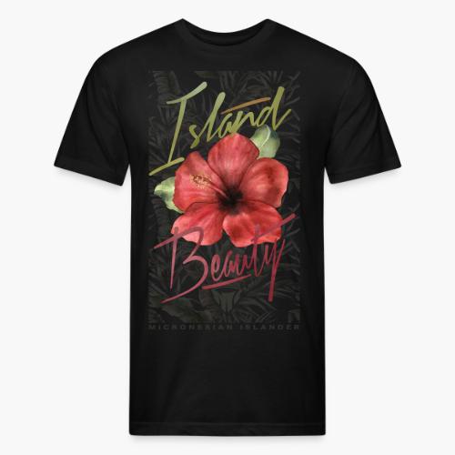Island Beauty - Unisex Poly/Cotton T-Shirt