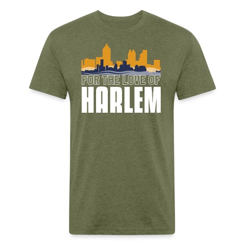 For The Love Of HARLEM - Men’s Fitted Poly/Cotton T-Shirt