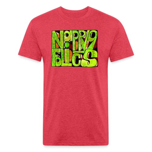 nappy9folics design - Men’s Fitted Poly/Cotton T-Shirt