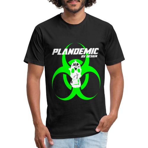 The Plandemic - Men’s Fitted Poly/Cotton T-Shirt