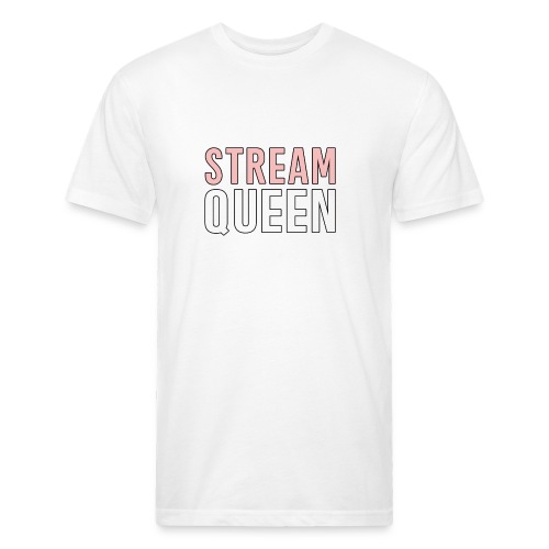 Do you live to livestream? - Men’s Fitted Poly/Cotton T-Shirt