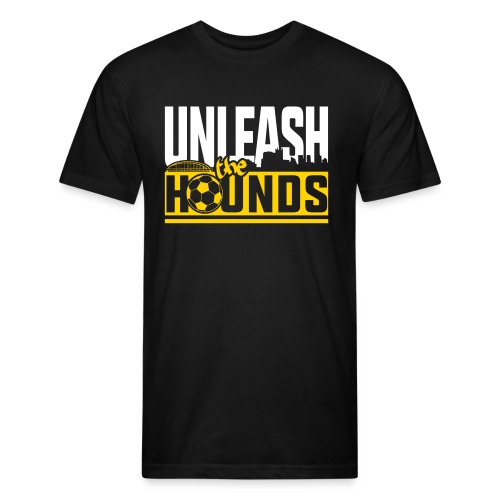 unleash the hounds - Fitted Cotton/Poly T-Shirt by Next Level