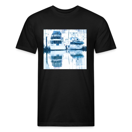 December boats - Men’s Fitted Poly/Cotton T-Shirt