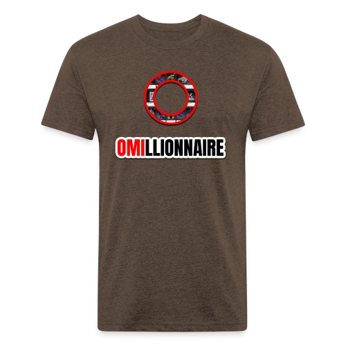 OMIllionnaire French - Fitted Cotton/Poly T-Shirt by Next Level
