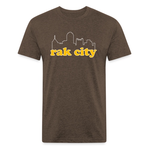 Rak City - Men’s Fitted Poly/Cotton T-Shirt