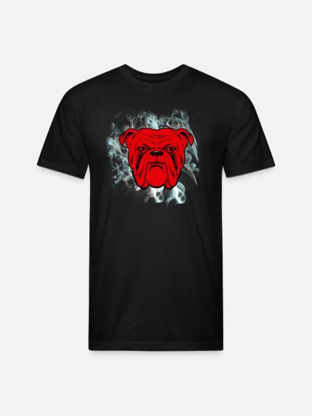 Red Dog Beer - Unisex Poly/Cotton T-Shirt - black