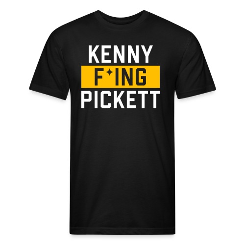 Kenny F'ing Pickett - Men’s Fitted Poly/Cotton T-Shirt