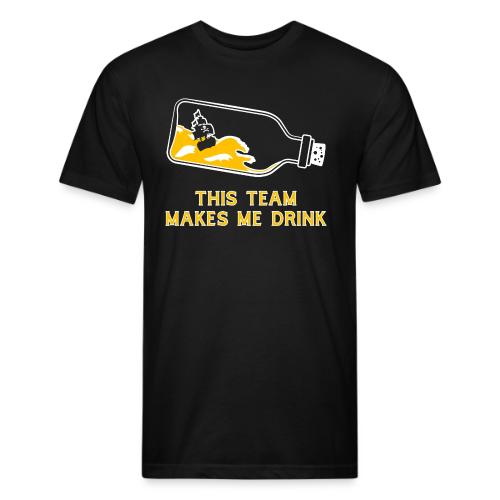 This Team Makes Me Drink II - Unisex Poly/Cotton T-Shirt