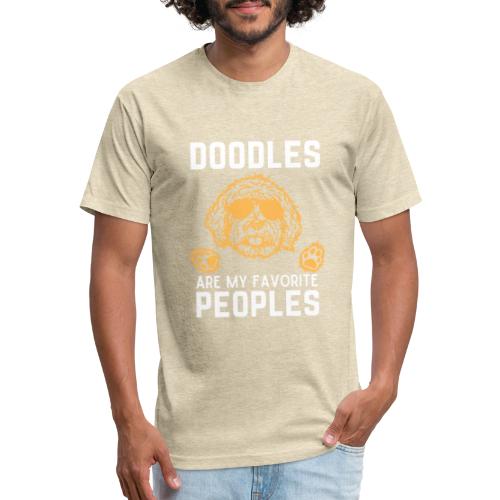 Labradoodles Are My Favorite Peoples - Fitted Cotton/Poly T-Shirt by Next Level