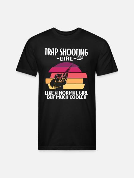 Trap shooting - Unisex Poly/Cotton T-Shirt - black