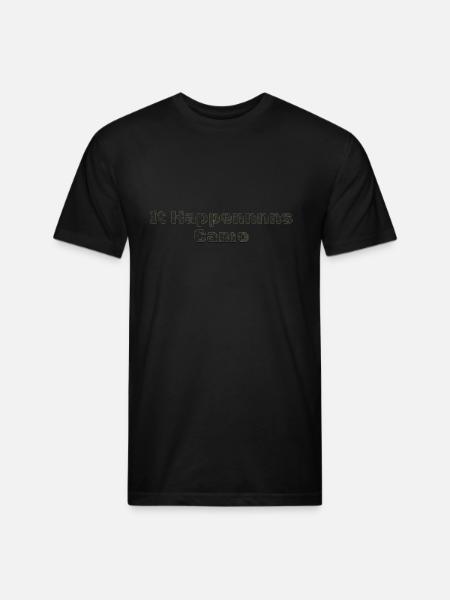 It Happennnns Camo - Unisex Poly/Cotton T-Shirt - black