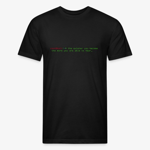 Kali Terminal Slogan - Men’s Fitted Poly/Cotton T-Shirt