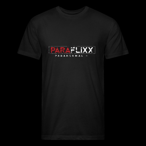 PARAFlixx White Grunge - Fitted Cotton/Poly T-Shirt by Next Level
