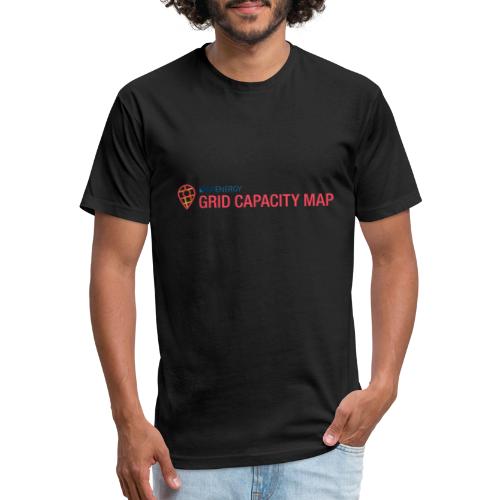 Grid Capacity Map - Men’s Fitted Poly/Cotton T-Shirt