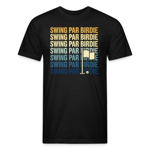 Tee Time Dad - Golf Dad Gift Tee - Unisex Poly/Cotton T-Shirt