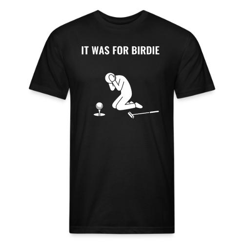 It Was For Birdie Funny Missed Putt Quote - Unisex Poly/Cotton T-Shirt