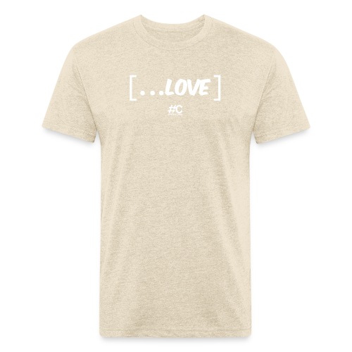 spread love - Men’s Fitted Poly/Cotton T-Shirt