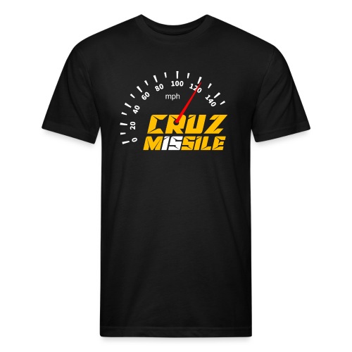 Cruz Missile 2 (EV) - Fitted Cotton/Poly T-Shirt by Next Level
