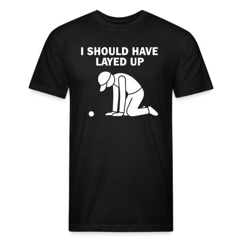 I Should Have Layed Up - Golf Regret Tee - Unisex Poly/Cotton T-Shirt