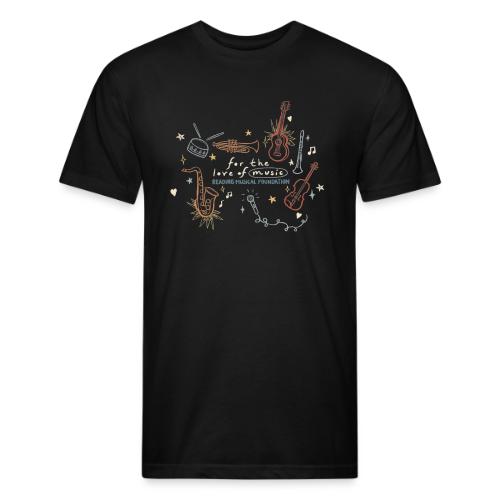 RMF Instrument Doodle Design - Unisex Poly/Cotton T-Shirt