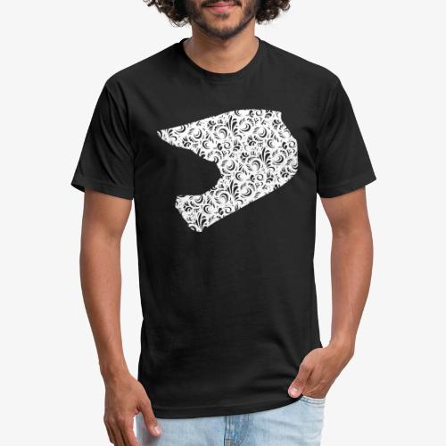 Floral Helmet - Unisex Poly/Cotton T-Shirt