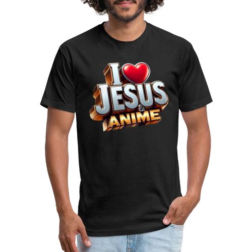 I Love Jesus & Anime - Unisex Poly/Cotton T-Shirt
