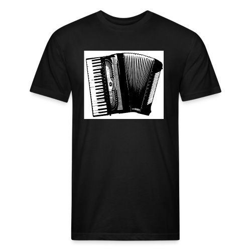 Accordian - Men’s Fitted Poly/Cotton T-Shirt