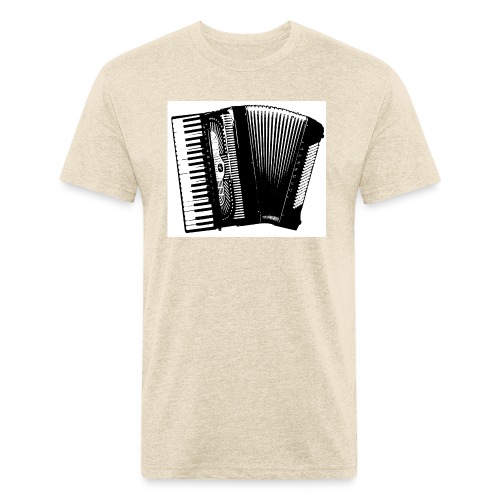 Accordian - Men’s Fitted Poly/Cotton T-Shirt
