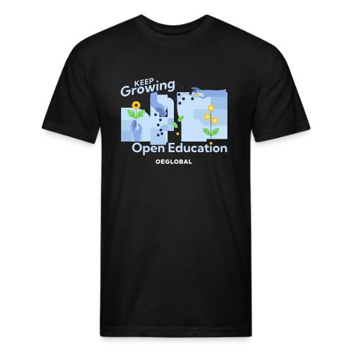 Keep Growing Open Education (dark) - Unisex Poly/Cotton T-Shirt