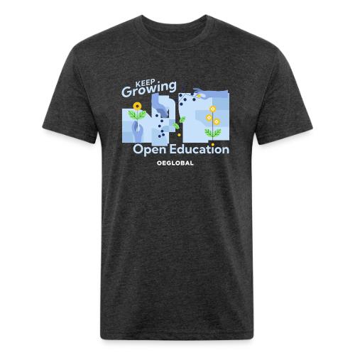 Keep Growing Open Education (dark) - Unisex Poly/Cotton T-Shirt