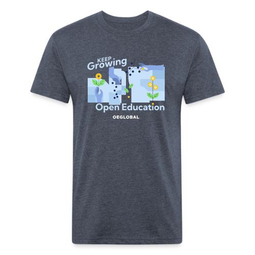 Keep Growing Open Education (dark) - Unisex Poly/Cotton T-Shirt