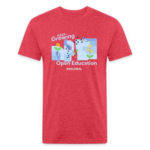 Keep Growing Open Education (dark) - Unisex Poly/Cotton T-Shirt