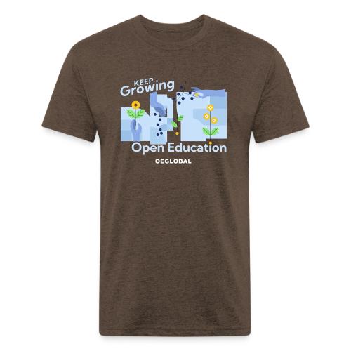 Keep Growing Open Education (dark) - Unisex Poly/Cotton T-Shirt