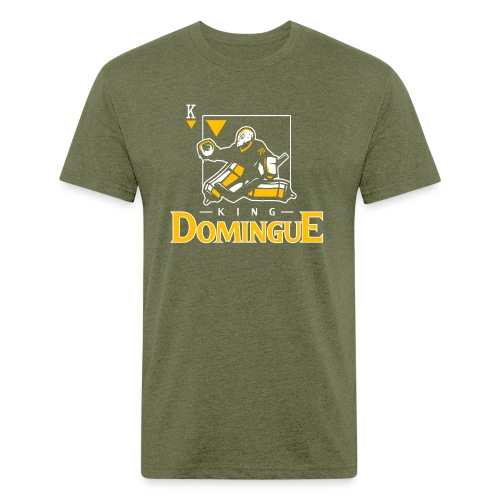King Domingue - Men’s Fitted Poly/Cotton T-Shirt