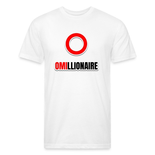 Omillionaire Red Circle - Fitted Cotton/Poly T-Shirt by Next Level