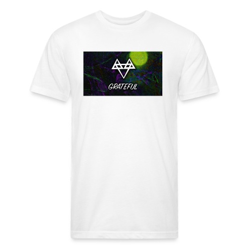 Forever GRATEFUL - Men’s Fitted Poly/Cotton T-Shirt