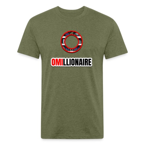 OMIllionaire Filled - Fitted Cotton/Poly T-Shirt by Next Level