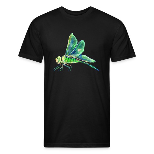green dragonfly - Men’s Fitted Poly/Cotton T-Shirt