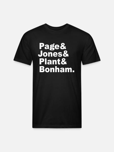 PAGE JONES PLANT BONHAM - Unisex Poly/Cotton T-Shirt - black