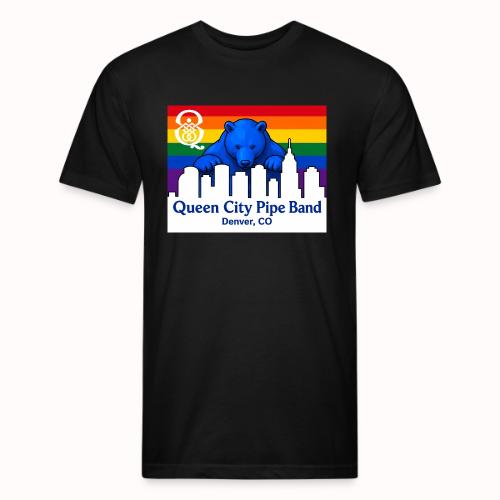 Big Blue Bear - Unisex Poly/Cotton T-Shirt